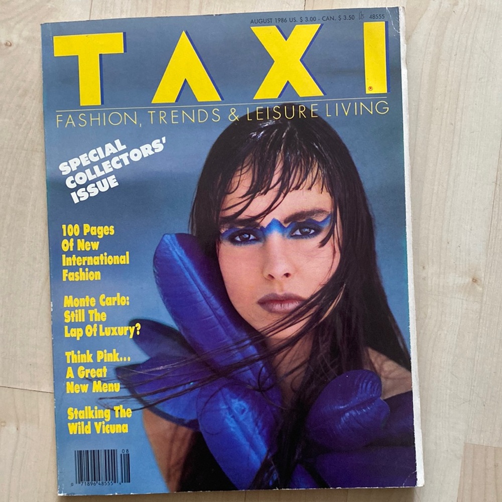 TAXI magazine August 1986